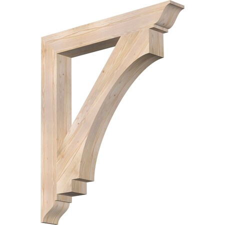 Ekena Millwork Imperial Traditional Smooth Bracket, Douglas Fir, 5 1/2"W x 42"D x 48"H BKT06X42X48IMP01SDF